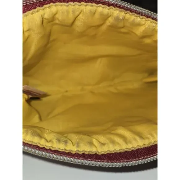 Dooney & Bourke Botanical Floral White Pouch Clutch Cosmetic Bag - Picture 10 of 10